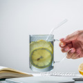 Tazas de vidrio coloreadas con taza de vidrio de boca ancha